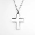 Stainless Steel Keepsake Jewelry Religious Cross Christian Eternity Urn Necklace Cremation Ashes Urn Pendant